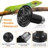 2Pcs Ceramic Heat Lamp 150W Infrared Reptile Heat Lamp No Light Emitting For Pet Brooder Incubator Reptile Lizard Turtle Snake Terrarium