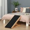 PawHut Elevated Pet Ramp for Dogs, Cats, Rabbits, Height Adjustable and Foldable